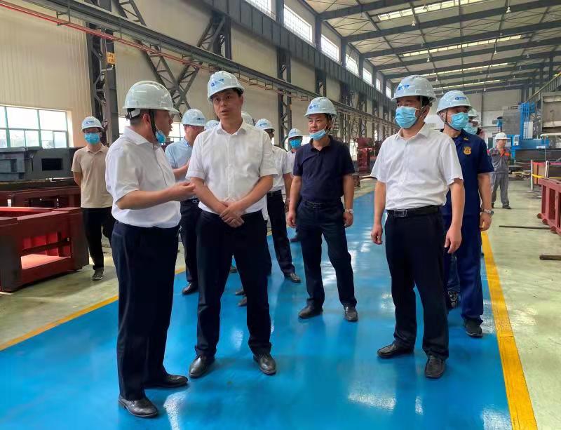 德清縣委書記敖煜新一行赴申達公司開展國慶節(jié)前安全生產大檢查